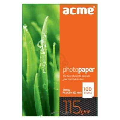 ACME Photo Paper (Value pack) A6 (10x15cm) 115 g/m2 100l