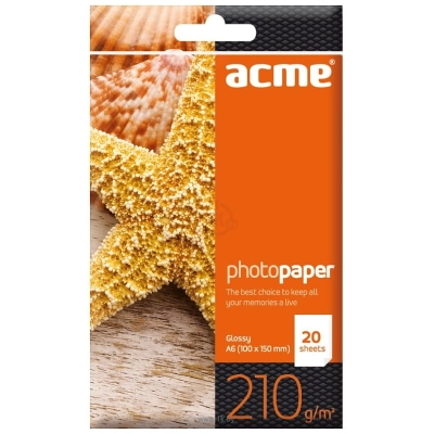 ACME Photo Paper A6 (10x15cm) 210 g/m2 20 l