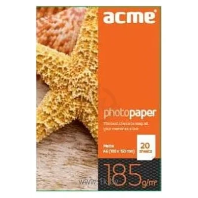 ACME Premium Photo Paper A6 (10x15cm) 185 g/m2 20l