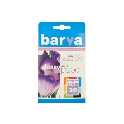 Barva glyantsevaya 10h15 sm 230 g/m2 20 l (IP-C230-014)
