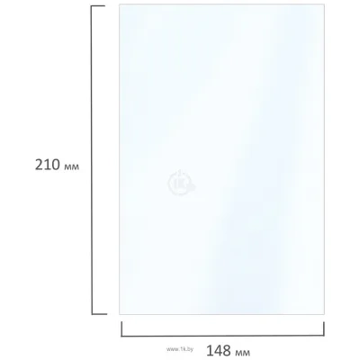 BRAUBERG A5 230 g/m2 50 l glyantsevaya 363977 (belyiy)