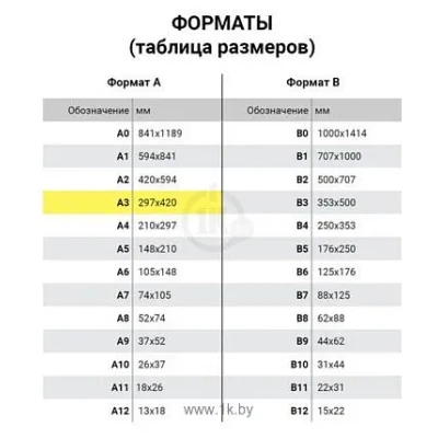 BRAUBERG matovaya A3 200 g/m2 50 l 363323