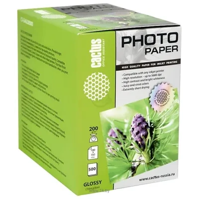 CACTUS Glyantsevaya 10x15 200 g/kv.m. 500 listov (CS-GA6200500)