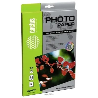 CACTUS Glyantsevaya A4 200 g/kv.m. 50 listov (CS-GA420050)