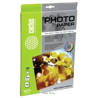 CACTUS Matovaya A4 140 g/m2 20 listov (CS-MA414020)