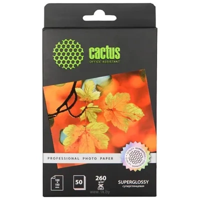 CACTUS Superglyantsevaya A6 260 g/kv.m. 50 listov (CS-HGA626050)