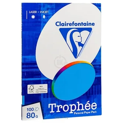 Clairefontaine Trophee A4 80 g/kv.m 100 l 4111C (yarko-siniy)