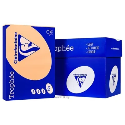 Clairefontaine Trophee A4 80 g/kv.m 500 l 1873C (yarko-oranjevyiy)