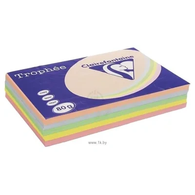 Clairefontaine Trophee intensiv A4 80 g/kv.m 100 l (assorti)
