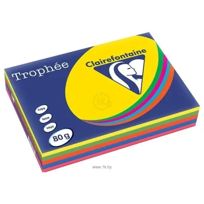 Clairefontaine Trophee intensiv A4 80g/kv.m 500 l (assorti)