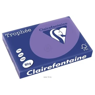 Clairefontaine Trophee intensiv A4 80g/kv.m 500 l (fioletovyiy)