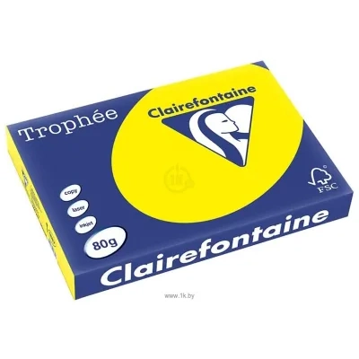 Clairefontaine Trophee neon A4 80 g/kv.m 100 l (oranjevyiy)