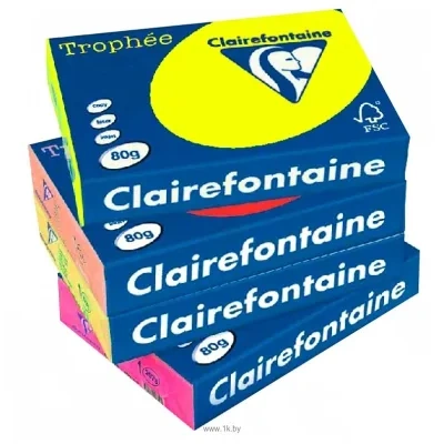 Clairefontaine Trophee pastel A4 80 g/kv.m 100 l (zelenyiy)