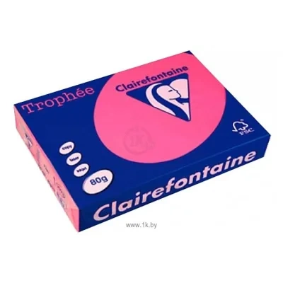 Clairefontaine Trophee pastel A4 80 g/kv.m 100 l (rozovyiy)